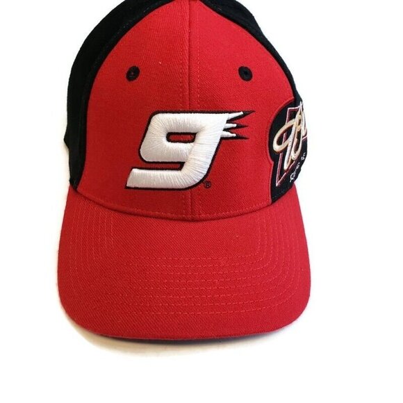 NASCAR Chase Authentics Budweiser King of Beers Kasey Kahne #9 Flex Fit Cap Hat - Picture 2 of 7